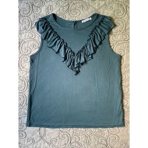 APRIL Ruffled Tank Top
